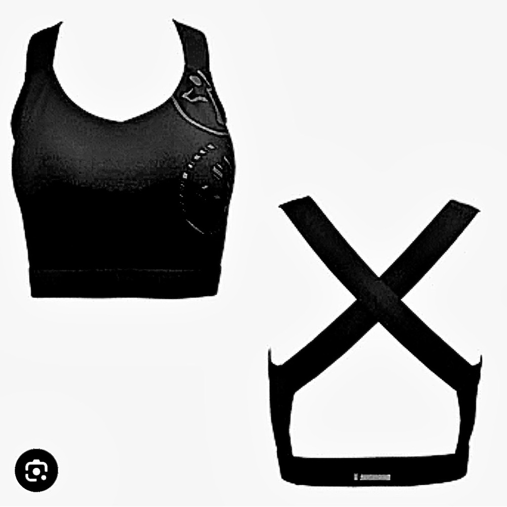 Zumba Fitness Fade Shelf Black Tank Top - Sz L